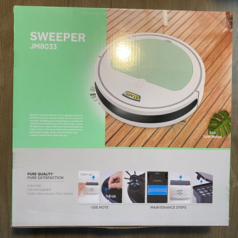 *NWT* Brand: ELCO LABORATORIES
Automatic Vacuum Cleaner, 3-in-1 Cleaning Robot